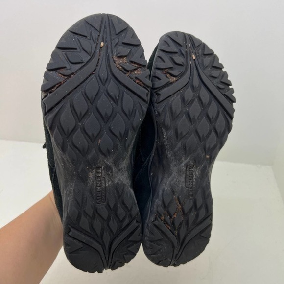 Merrell black Women's Addison Mid Leather Waterproof Q2 Hiking Boot size 6 - Picture 5 of 11